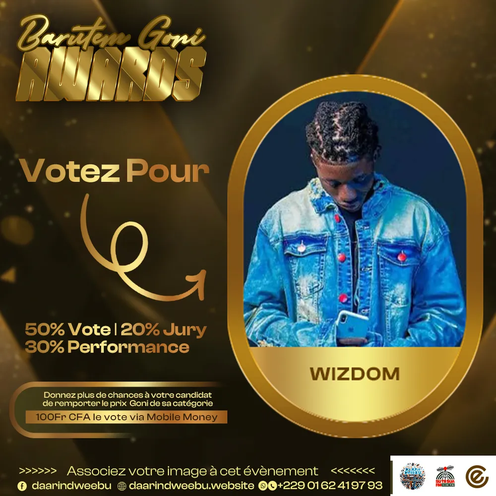 Wizdom — candidat de la 1re édition des Barutem Goni Awards (2025).