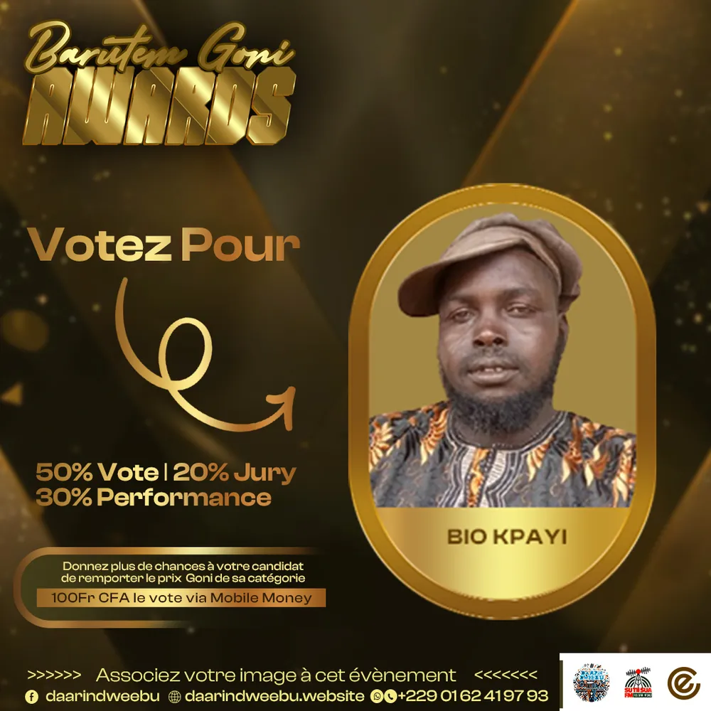 Compagnie Bio Kpayi — candidat de la 1re édition des Barutem Goni Awards (2025).