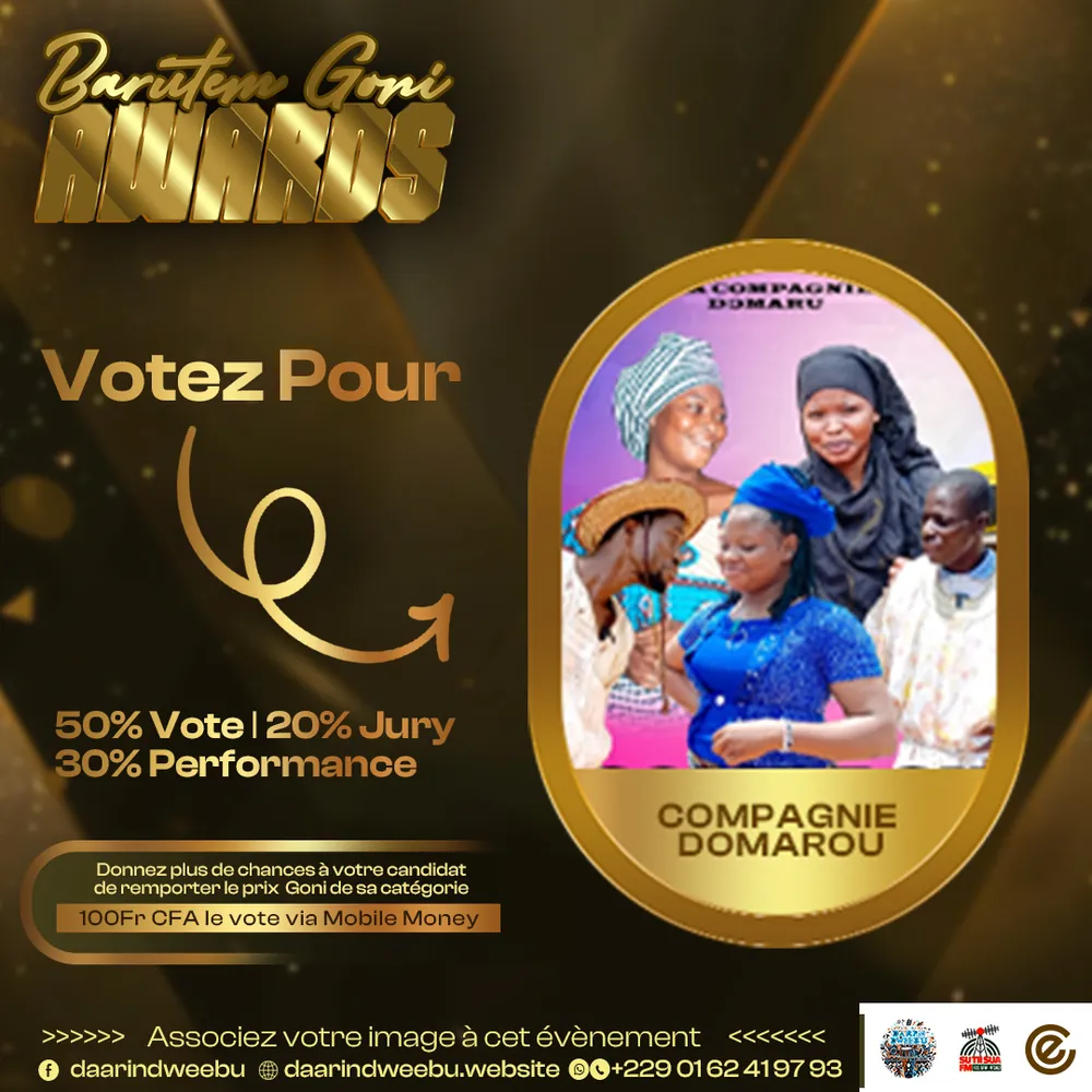 Compagnie Domarou — candidat de la 1re édition des Barutem Goni Awards (2025).