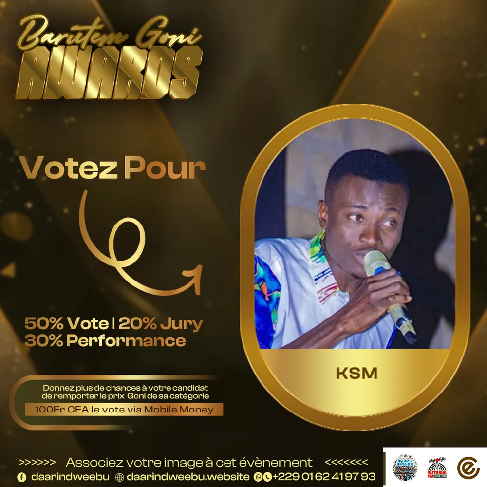 KSM SOUROKOU — candidat de la 1re édition des Barutem Goni Awards (2025).