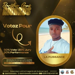 La Puissance — candidat de la 1re édition des Barutem Goni Awards (2025).