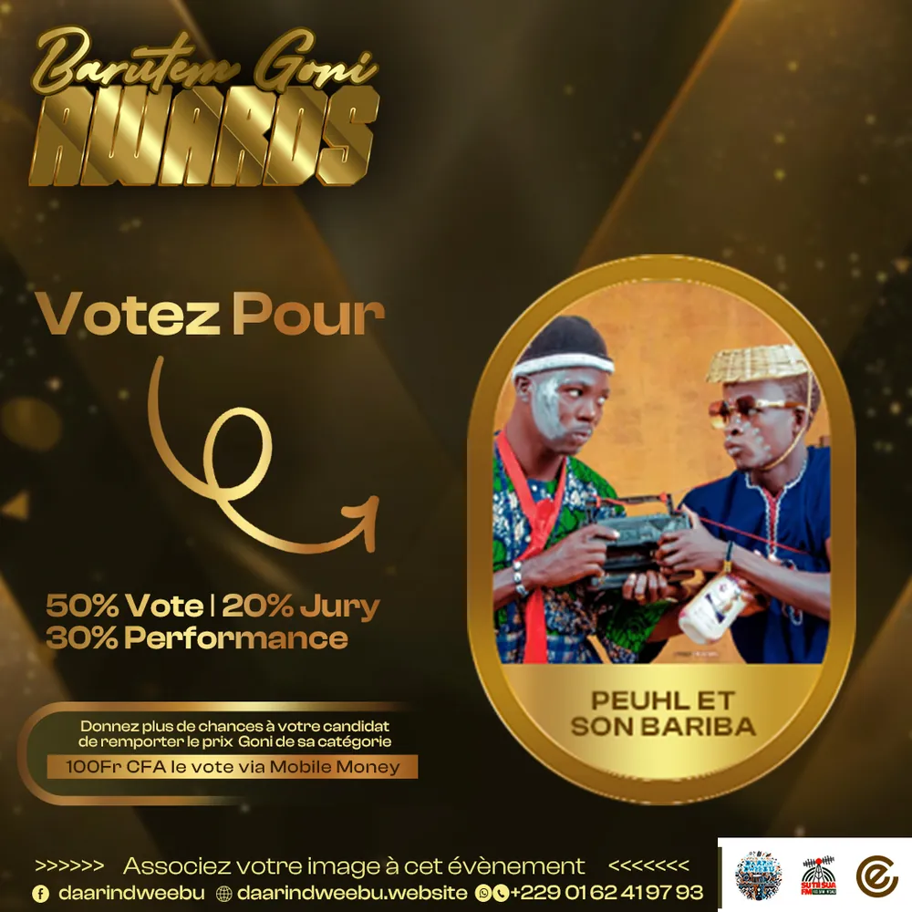 Peuhl et son Bariba — candidat de la 1re édition des Barutem Goni Awards (2025).